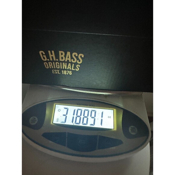 GH BASS Loafer Women 5.5 Black Leather Shearling Whitney Cozy Weejun Lug NEW - Picture 9 of 9